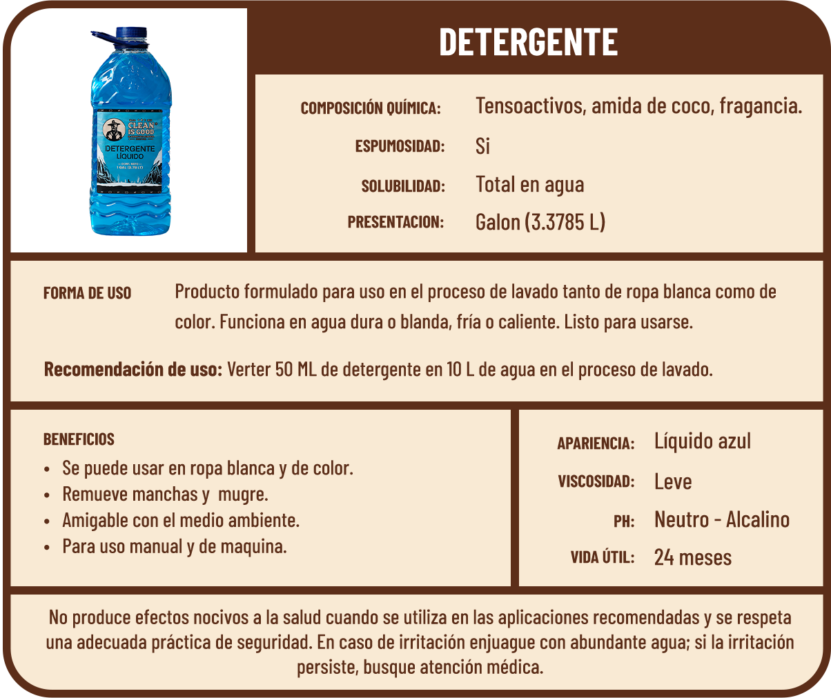 Detergente