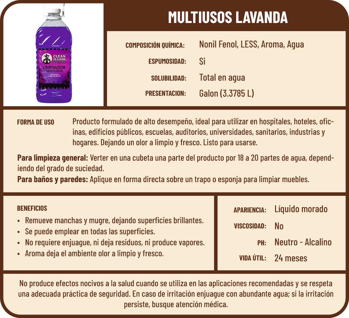 Multiusos Lavanda